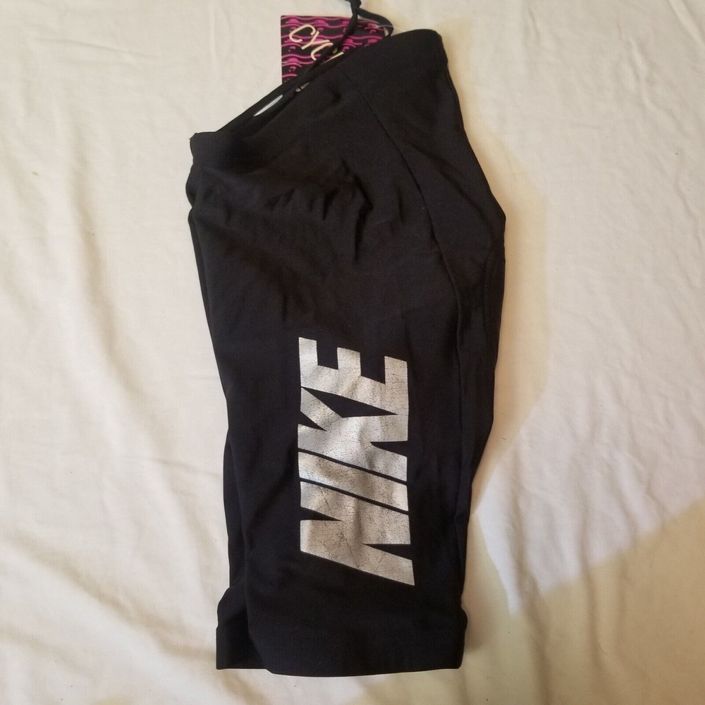 vtg NIKE USA MADE Spandex Black Padded Cycling Bicycle Shorts Size XS Deadstock - Picture 3 of 11
